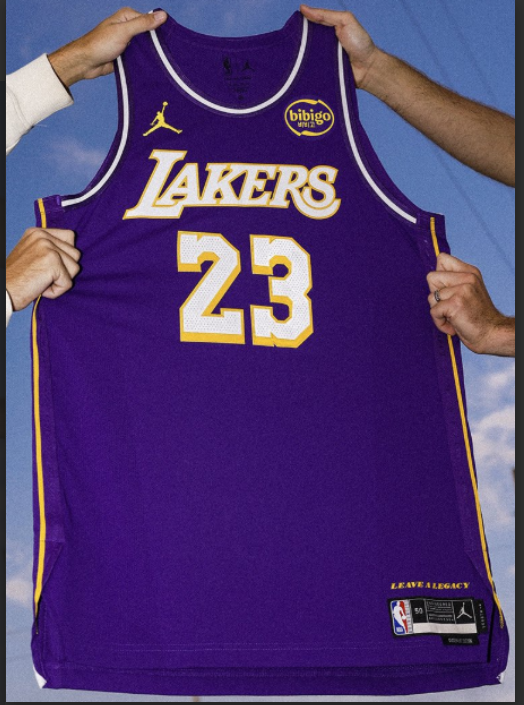 Men Los Angeles Lakers #23 James purple NBA jersey->chicago white sox->MLB Jersey